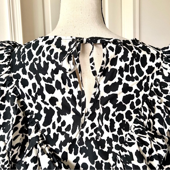 SANDY LIANG X Target Leopard Print Ruffled Long Sleeve Dress—SZ. Medium - Picture 12 of 15